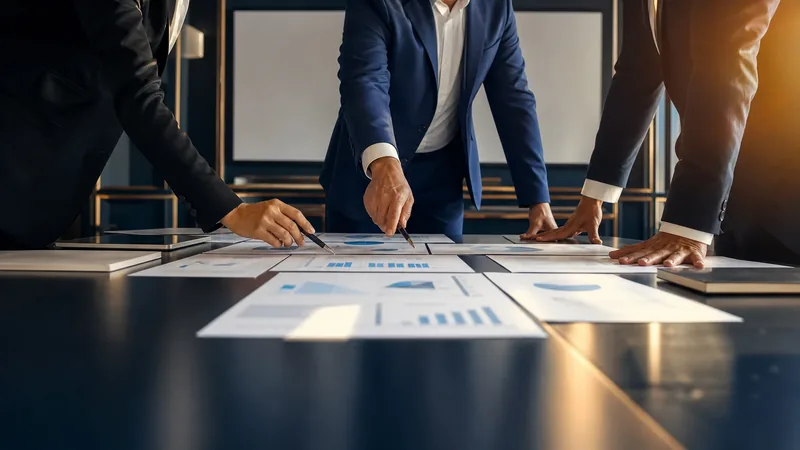 Advisors reviewing growth charts at a conference table, Vermont Small Business Grants, Loans and Free Help